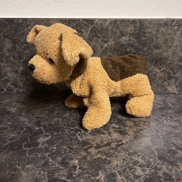 TY Beanie Babies 1996 Tuffy Brown Dog - Picture 1 of 7